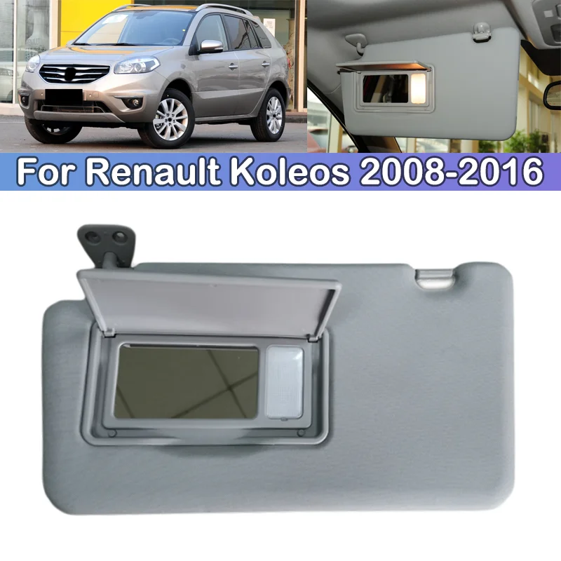 DCGO Sunvisor Sun Shield For Renault Koleos 2008 09 2010 2011 2012 2013 2014 2015 2016 With Glass Sunshield Sun Shade Sun Visor