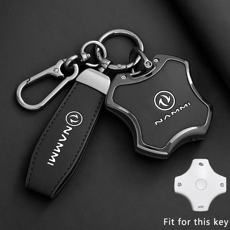 Zinc Alloy Car Key Case for Dongfeng NAMMI 06 2025 2026 Vigo Evolute I-Joy Accessories Keychain Remote Cover Shell Holder Fob