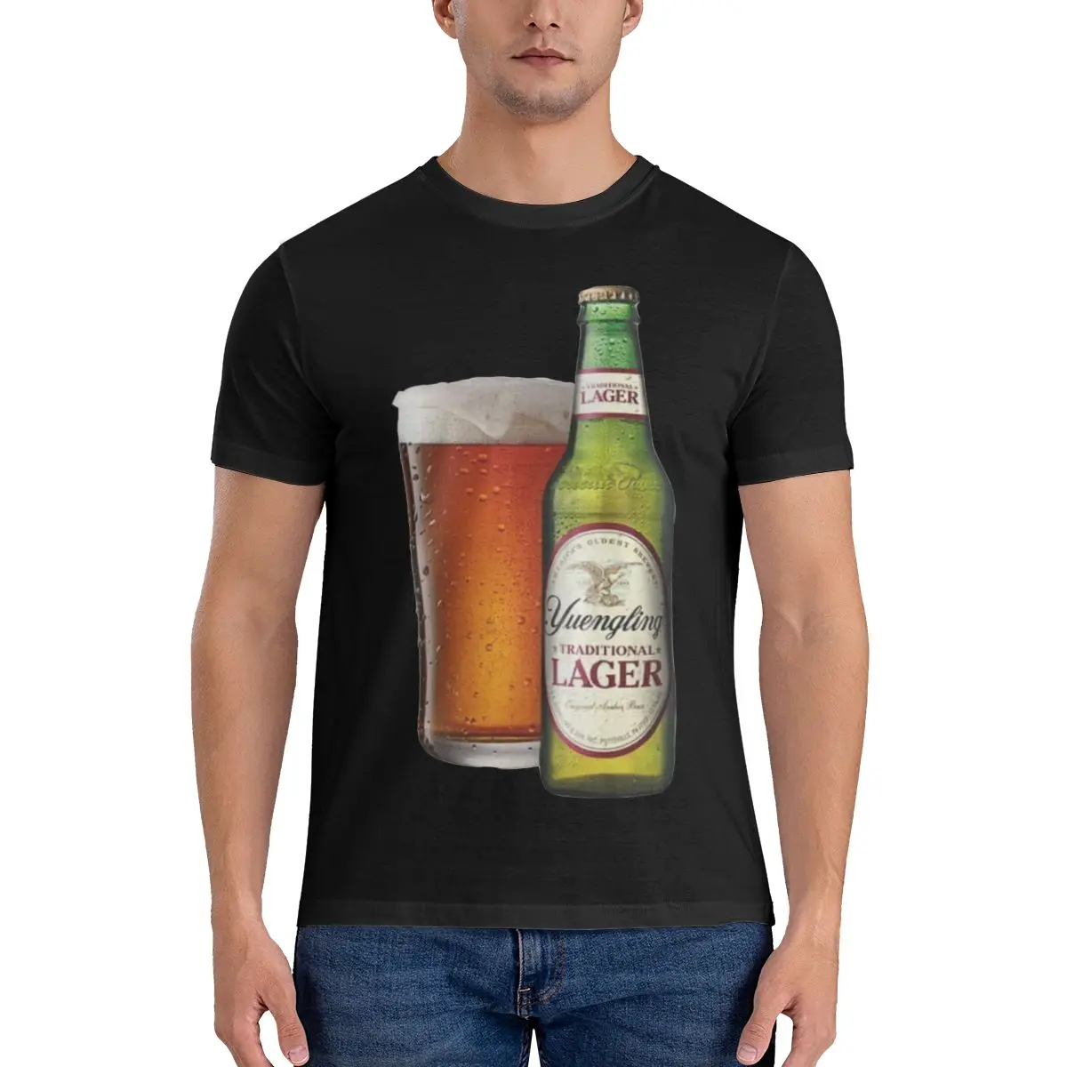 Yuengling Men's Classic Unisex Cotton T-Shirt for Men & Women, Classic Tee