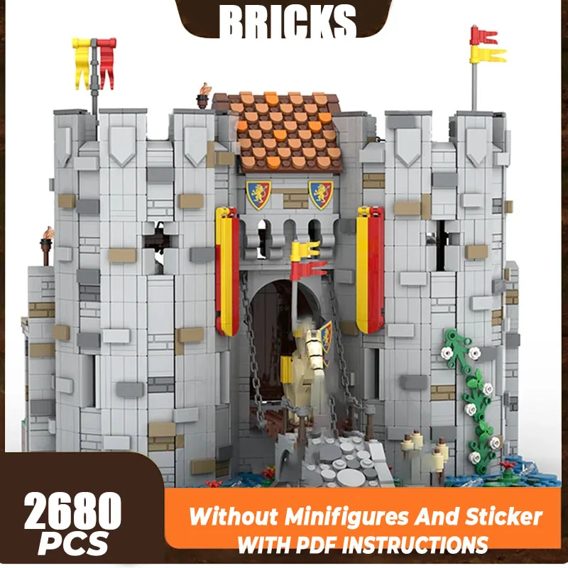 Moc Bouwstenen Model De Poort Van Brickenstein Kasteel Technologie Modulaire Blokken Geschenken Speelgoed Voor Kinderen DIY Sets Montage