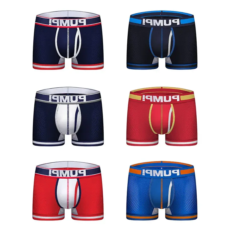 6Pcs New Arrival Underwear Men Boxer Homme Modal Mens Underwear Boxershorts Men Boxers Sexy Boxer Shorts slip