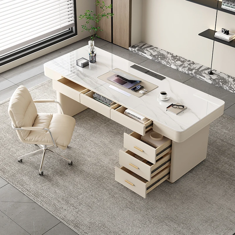 escritorios de habitación escritorios de computadora مكتب مكتب مكتب فاخر حديث الحد الأدنى الراقية تصميم مكاتب الدراسة الأثاث #4