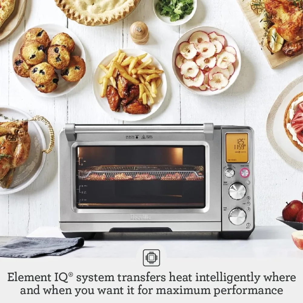 Air Fryer Pro, Convection Countertop Oven, Air Fryer Toaster Oven Combo, BOV900BSS, Brushed Stainless Steel