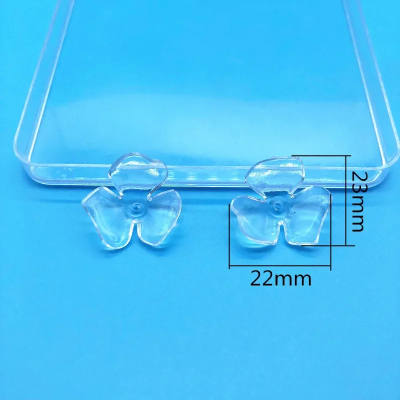 New arrival 23x22mm 600pcs clear Acrylic flower shape beads for stud earrings/earrings accessories/Earring parts/ jewelry DIY