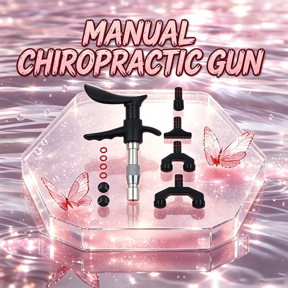 300N Manual Chiropractic Gun For Spine Pain Relief Backbone Modulation Portable Spinal Massager Back Massage Correction Tools