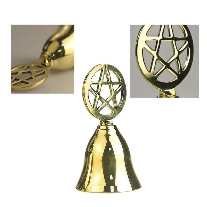 Meditation Brass Chimes Bells Dinner Table Service Bells Hand Call Bells Durable Dropship