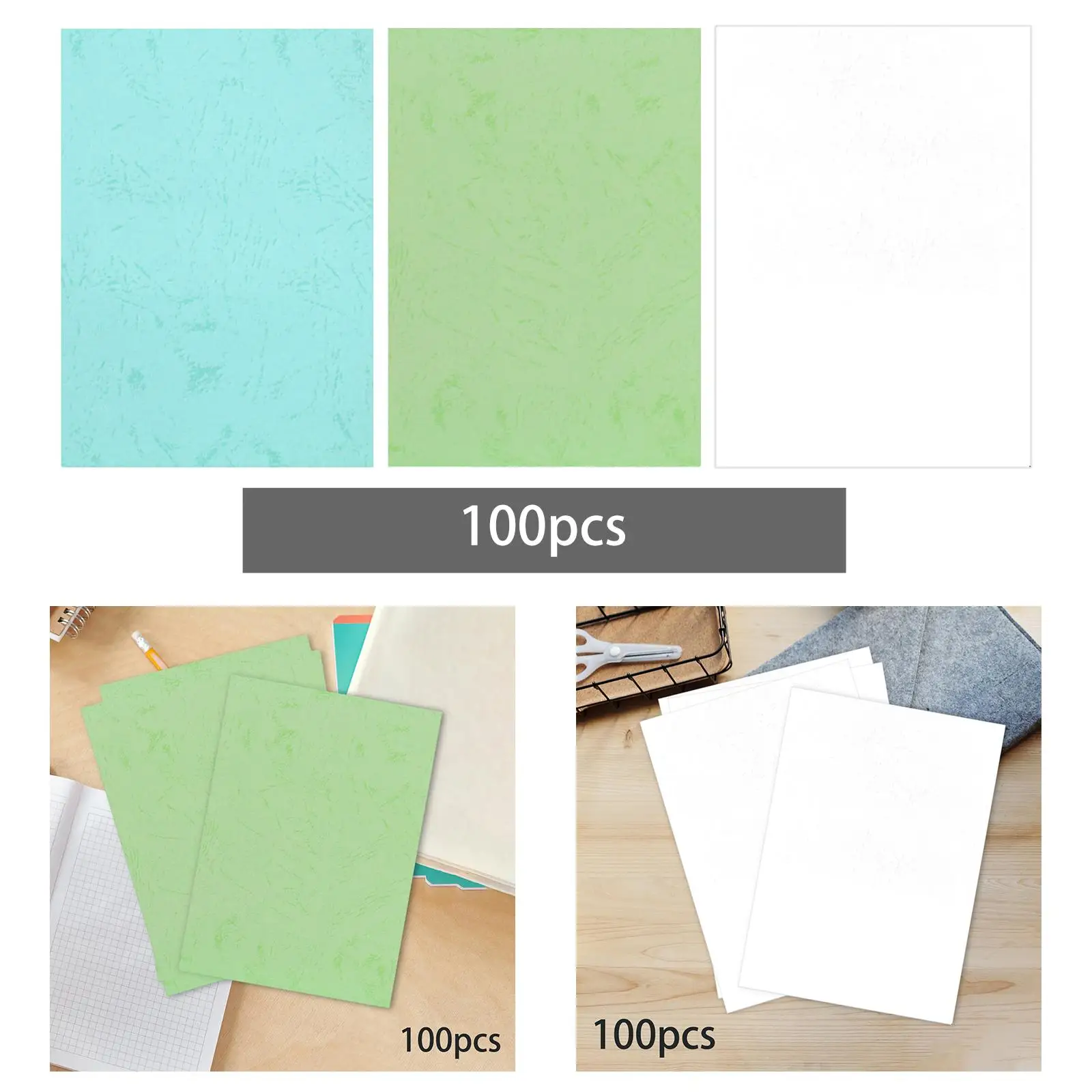 Texture Paper Binding Covers A4 Paper Textured Polycovers for School Projects DIY Box Business Reports Cards Making Gift Packing