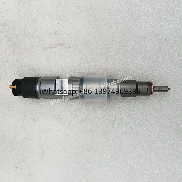Excavator Spare Parts Fuel Injector 0445124023 Common Rail Injector Engine Parts 0445124023