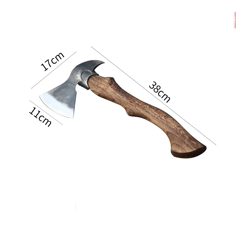 Logging, chopping wood, camping tools, camping axe, opposite sex hook axe, manganese steel forged outdoor axe