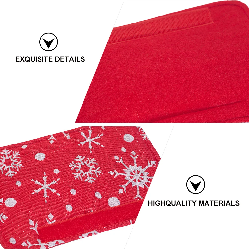 

6Pcs Door Handle Covers for Kitchen Appliances Round Shape Fits Soft Elasticity Cloth Protector for Fridge Door Cloth Protector