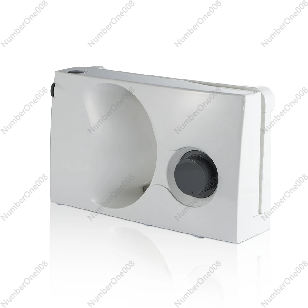Portable Food Slicer Machine Foldable Compact for Kitchen Use with Meat Vegetable Fruit Pusher