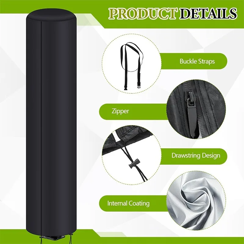 Outdoor Solar Shower Waterproof Cover for Dust Sun Protection UV Resistant Coverage Courtyards Beach Rain Spray Protective Cover
