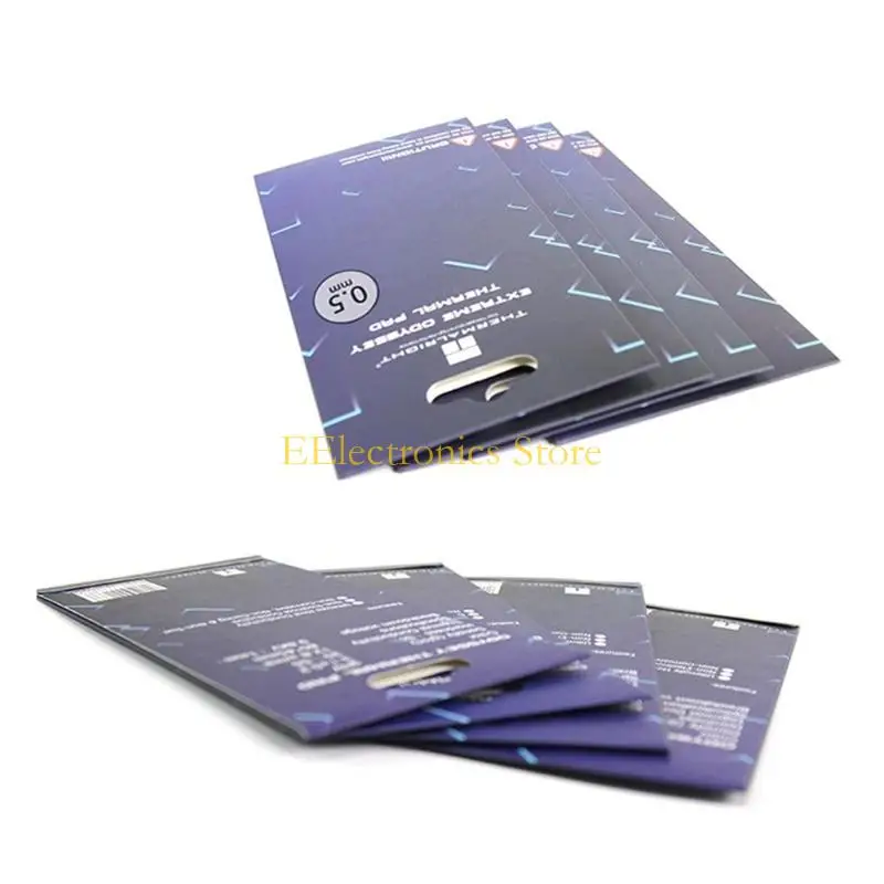 B03C Bantalan Termal untuk CPU GPU Bantalan Tahan Panas Silikon Penghilang Panas 85X45Mm Ukuran Lebih Banyak