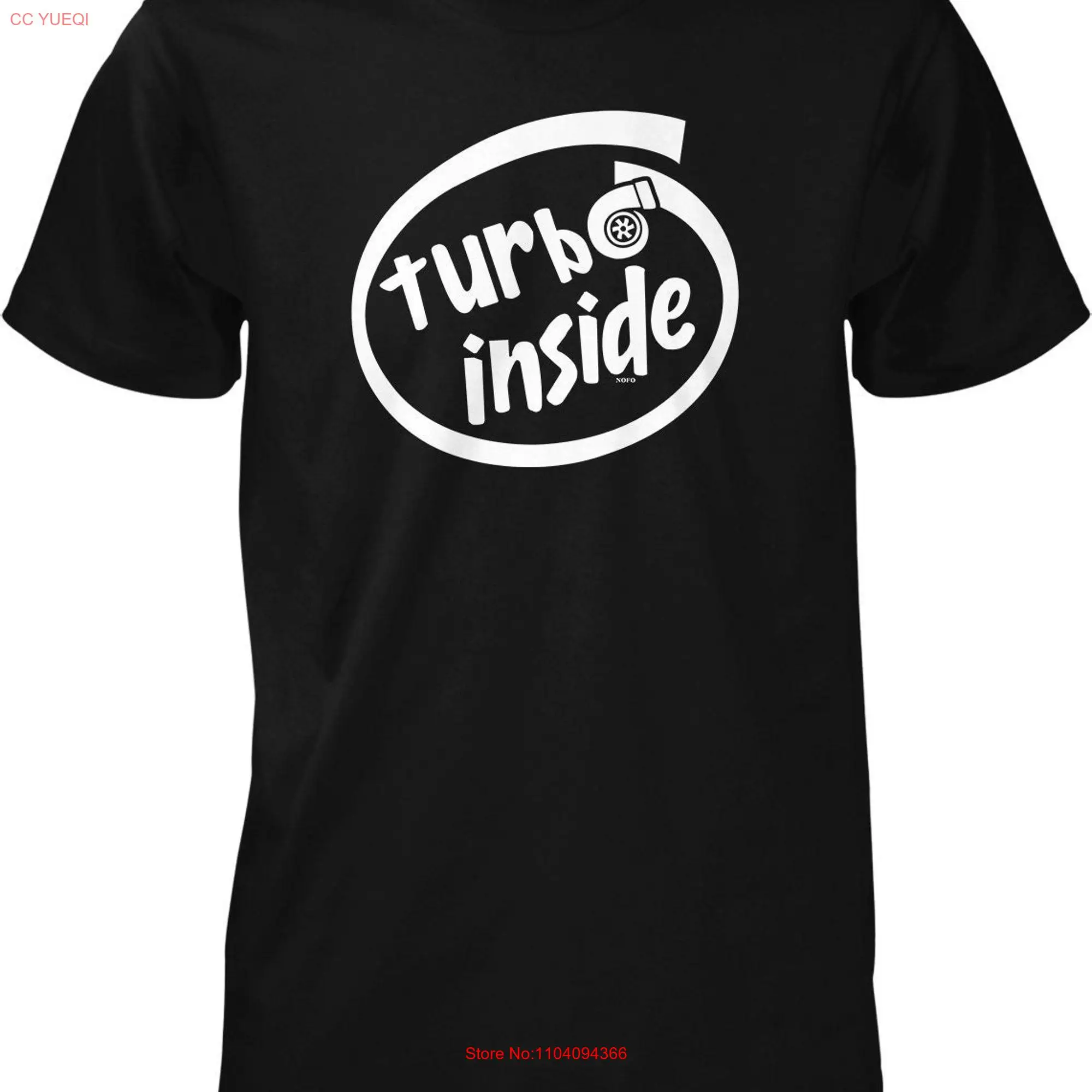 Turbo Inside Boost Men's T shirt HOOD_01707 long or short sleeves