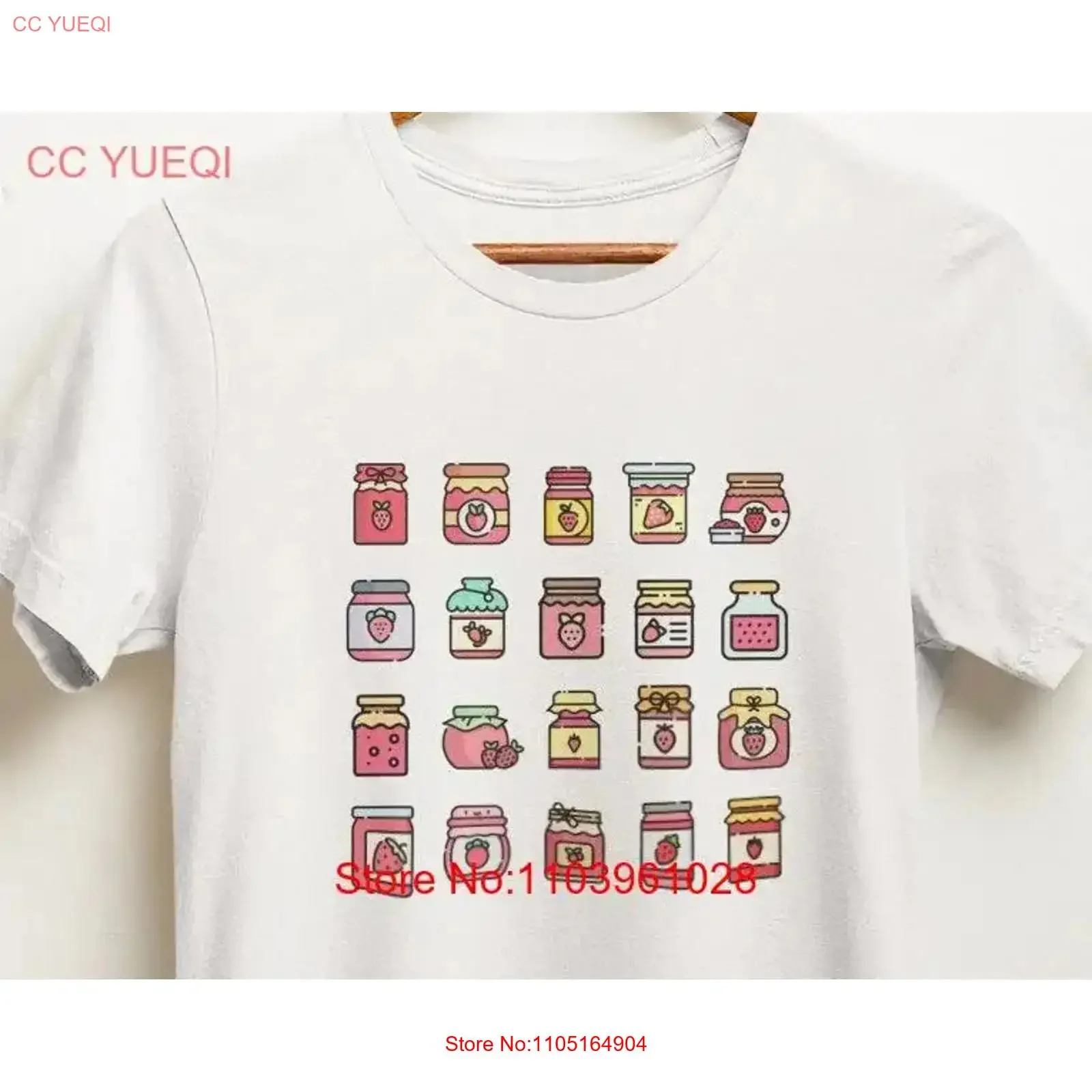 Camiseta de mermelada de fresa PB J, bonito bebé de dibujos animados para mujeres, regalo para niñas, amantes de las frutas, vintage, lavado, elegante, ligeramente transpirable