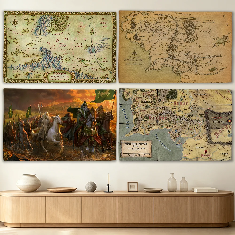 Rohan Middle-earth flag Advertising Banner for Camping Decoration Outdoor & Garage Wall Hanging Decorations