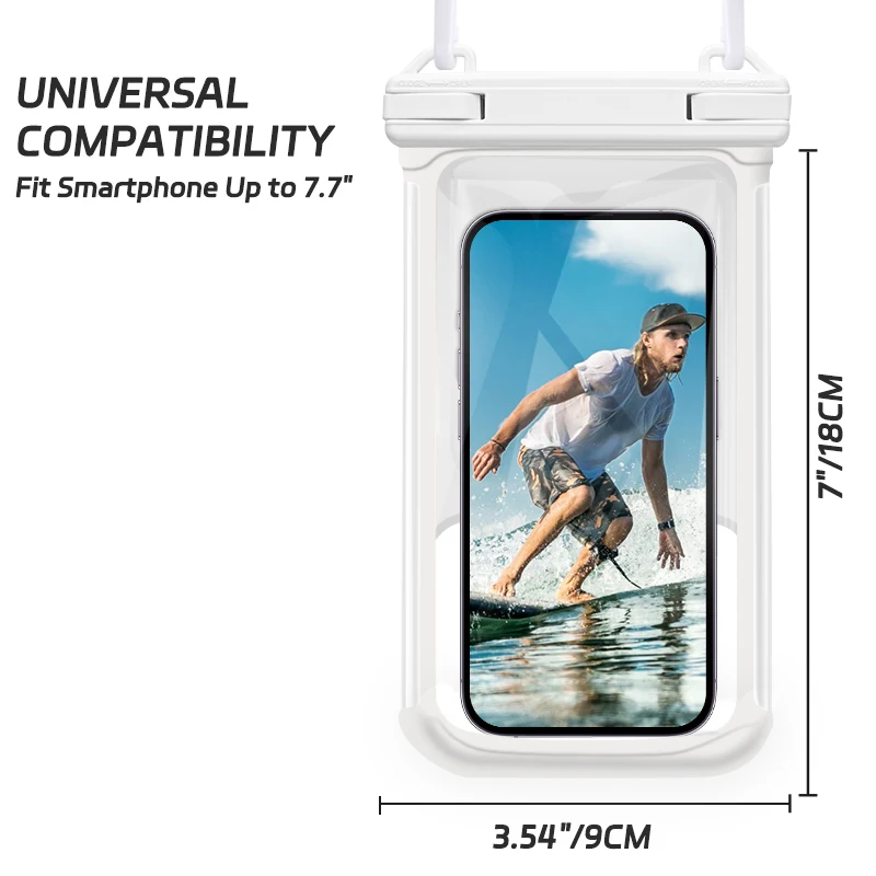 HAISSKY Bubble Float Waterproof Phone Bag For iPhone 16 15 14 13 12  Pro Max 15 Plus Samsung S24 Ultra Crossboday Swimming Pouch