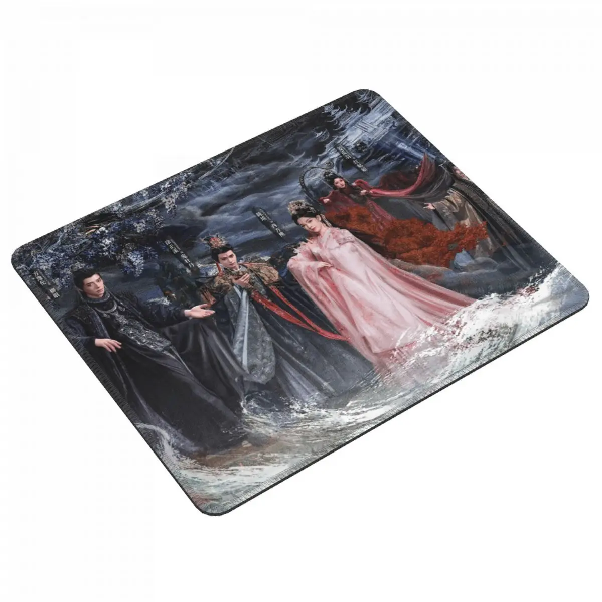 Luo Yunxi Fang Yilun Xiao Shunyao Lin Yun alfombrilla de ratón de goma para ordenador TV susurros del destino Drama Stills foto Mat taza secante