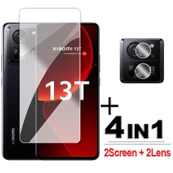 For Xiaomi 13T Glass Full Glue Clear HD Screen Protector For Xiaomi 11T 12T 13 13T Pro Tempered Glass For Xiaomi 13T Lens Film