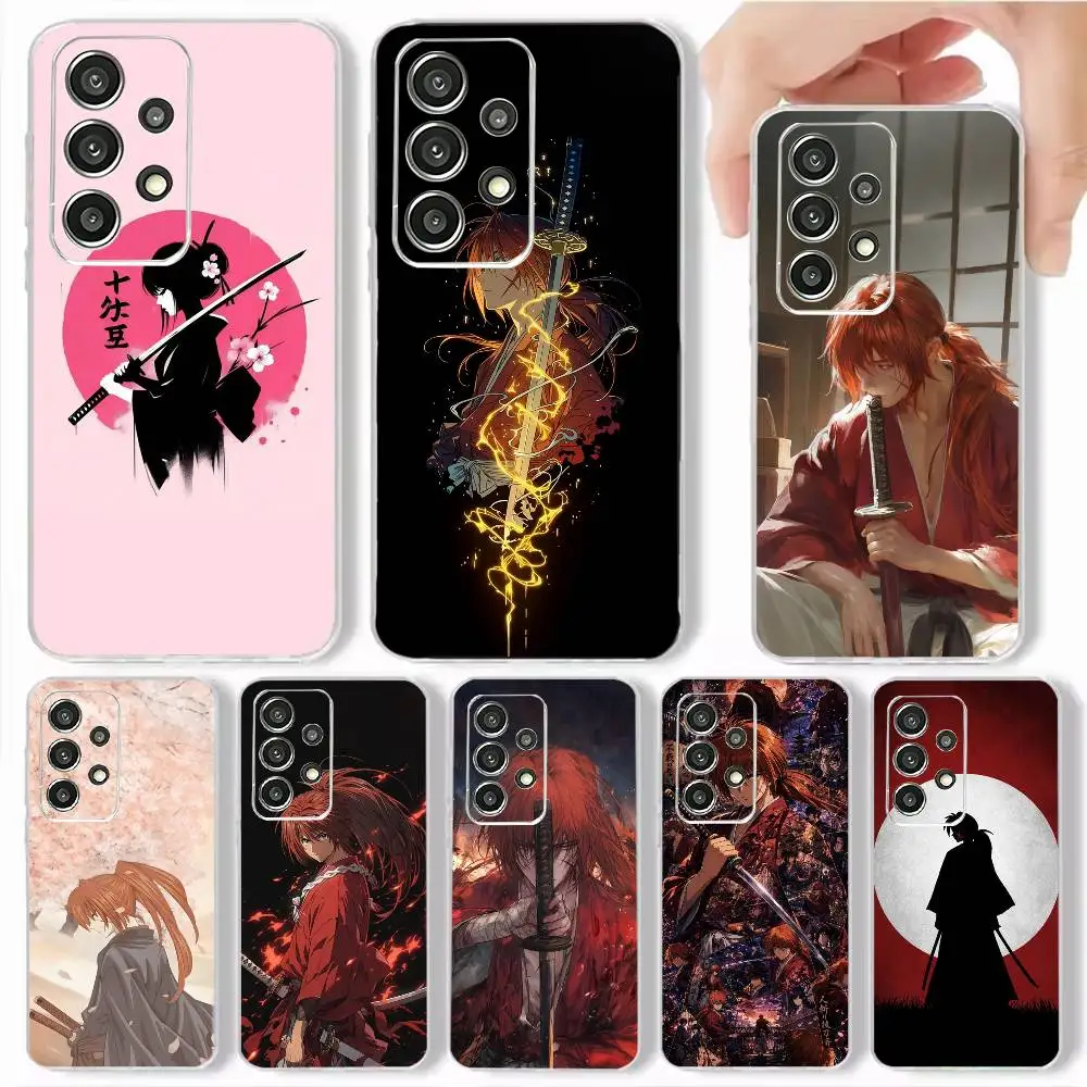 hot anime R-Rukia Kuchiki Phone Case Soft Transparent Case For Samsung S25,S24,S21,S23,S22,S30,Plus,S20,Ultra