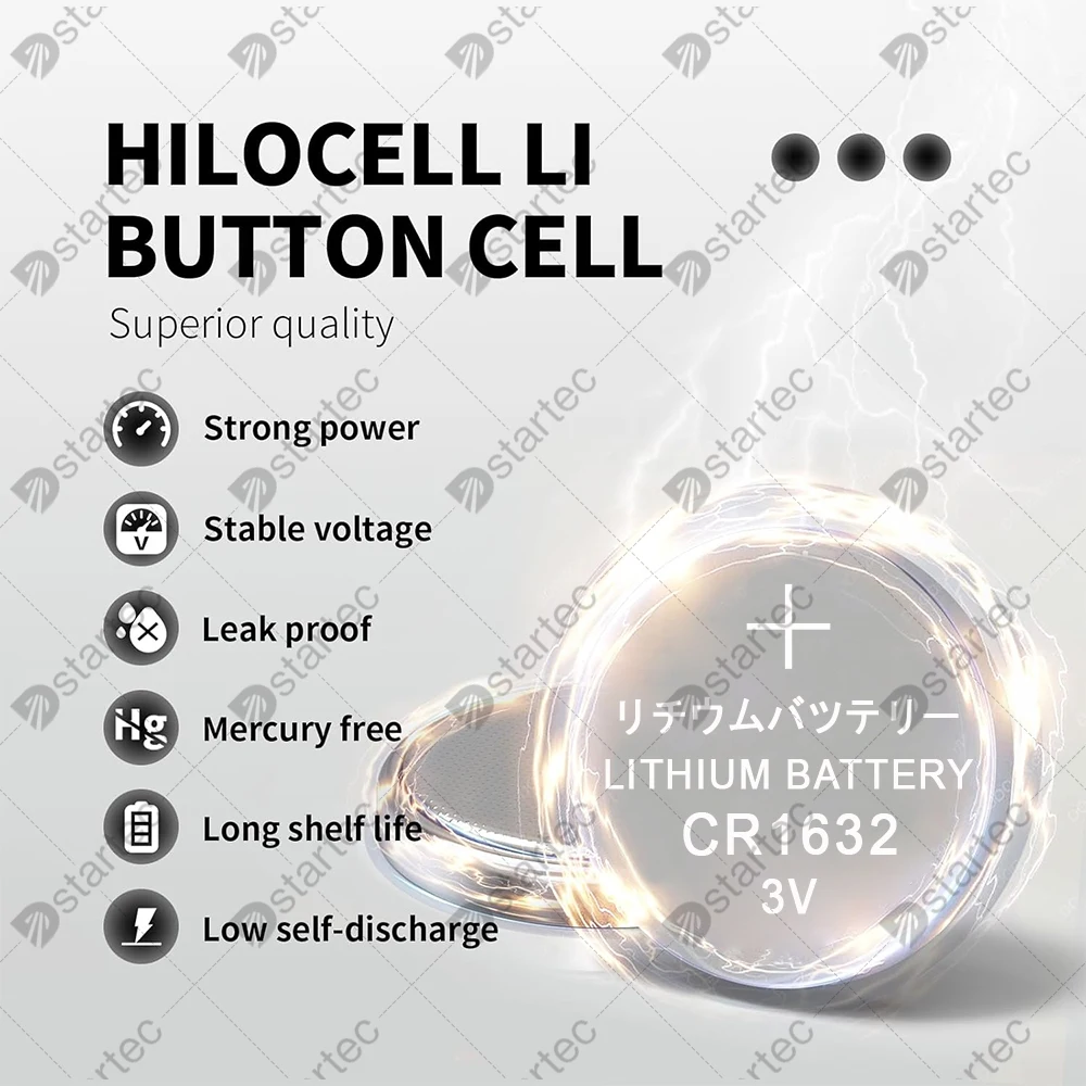 CR1632 CR 1632 Lithium Batteries For Toys Clock Watch Remote Control DL1632 BR1632 CR1632-1W LM1632 ECR1632 3V Button Coin Cell