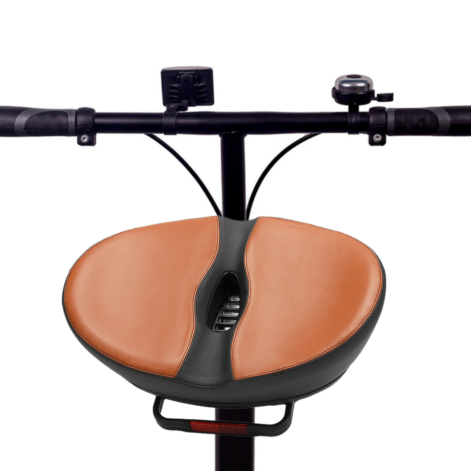 Bike Seat for Men Women, Bicycle Saddle, Soft Wide Bike Saddle Seat Large Cycling Seat Bike Seat Cushion for Exercise Bike