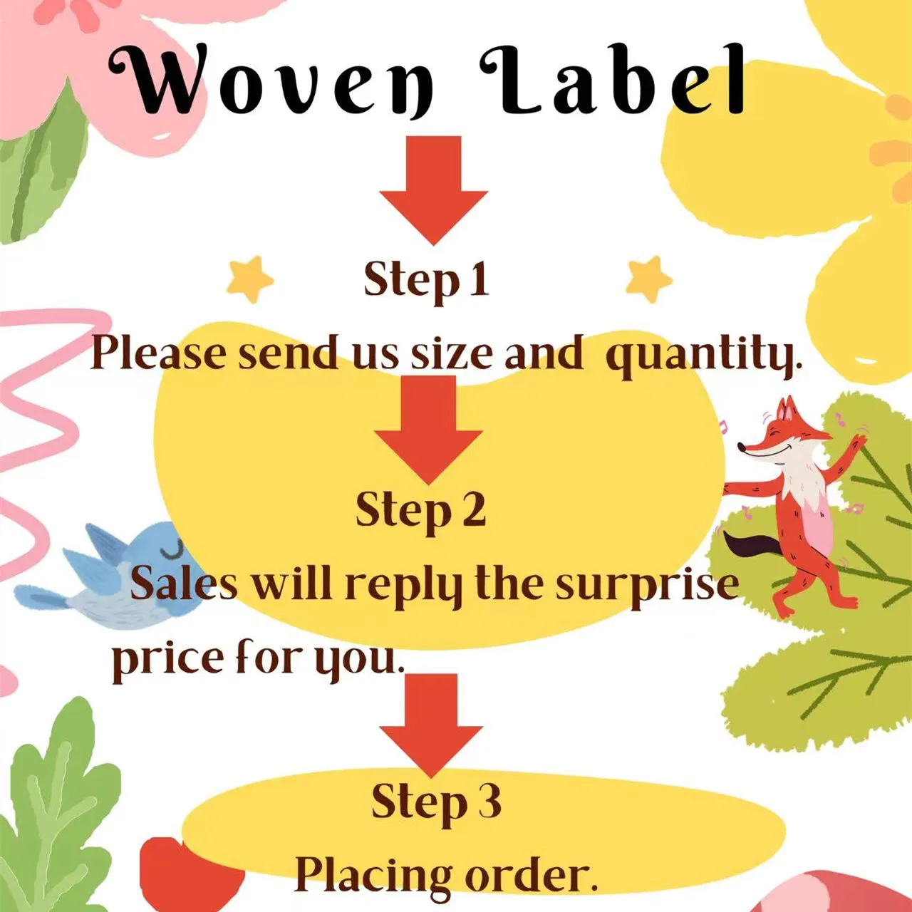 Custom Embroidery Labels By Sewing Flag Label Care Bags Clothing Tags Garment Crafts Handmade Accessories 24042701