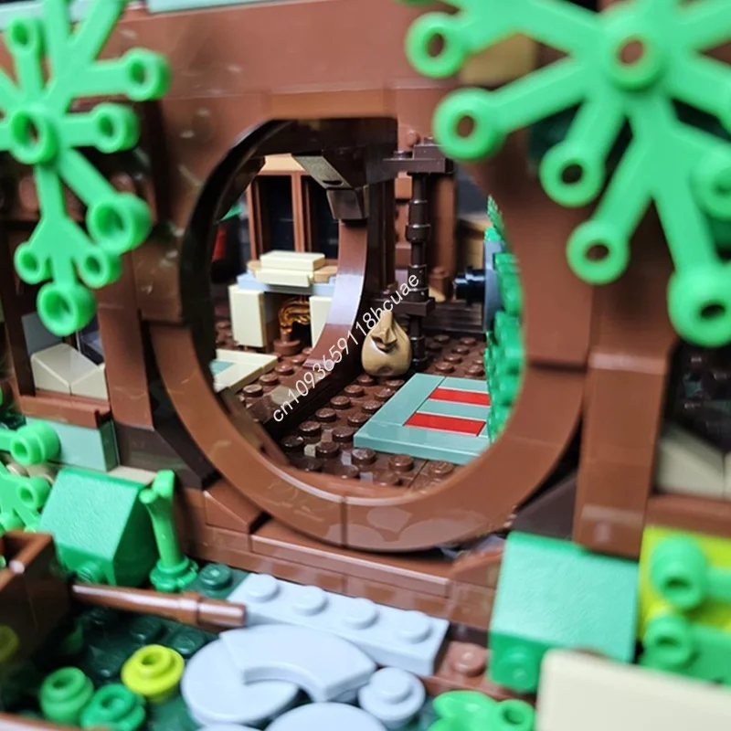 2011 Uds. MOC bolsa final árbol casa construcción alternativa modelo Juguetes de bloques arquitectura montar regalo de Navidad DIY Idea creativa