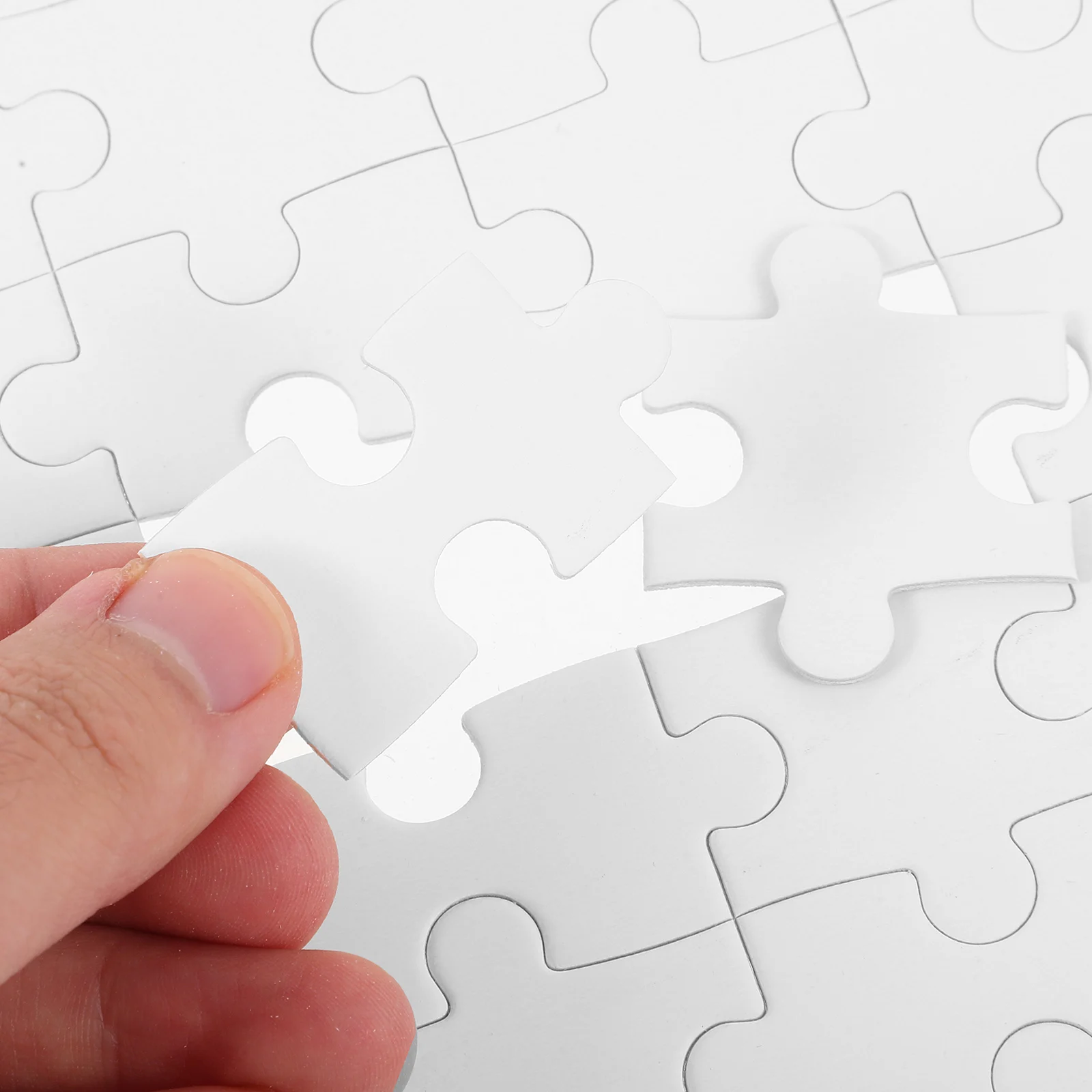 

4-листые головоломки, детские головоломки «сделай сам», пустая доска для рисования, белая форма, сделайте свой собственный бежевый ремесло