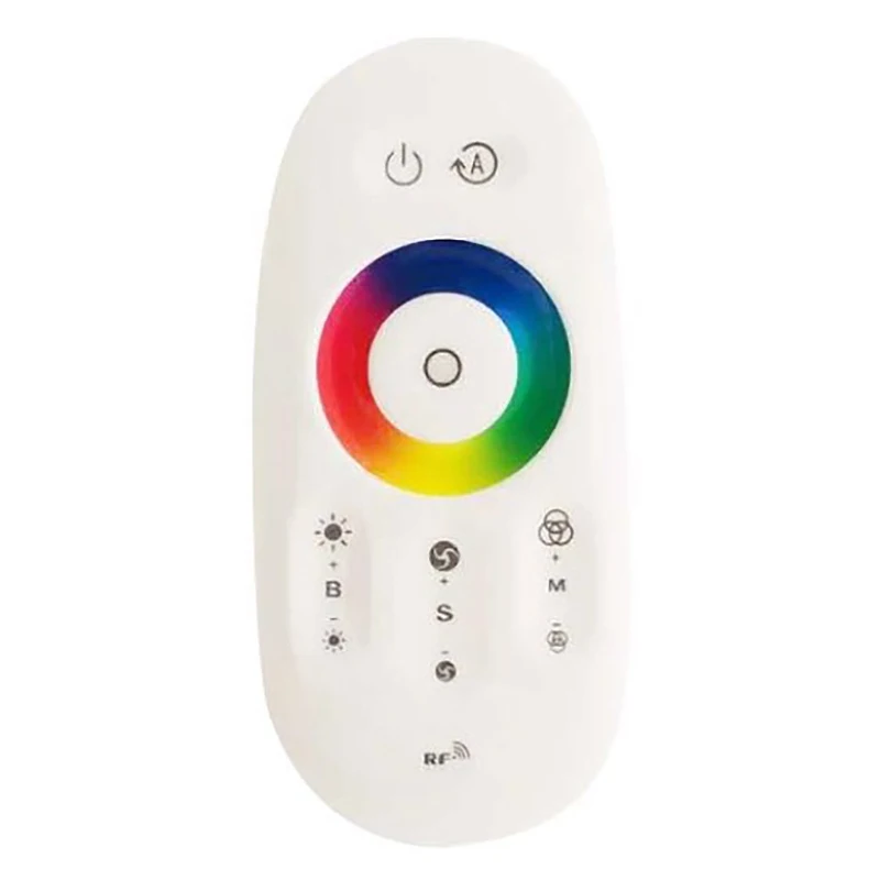 Controlador LED sem fio com controle remoto, Marquee Dimmer, Mini Sinfonia, 2.4G, Full Press, 433 RF, RGB