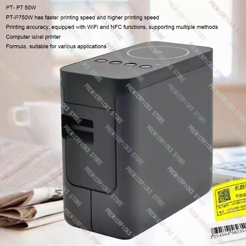 Pt-P750W Label Machine Wireless  Printer Wifi Network Computer