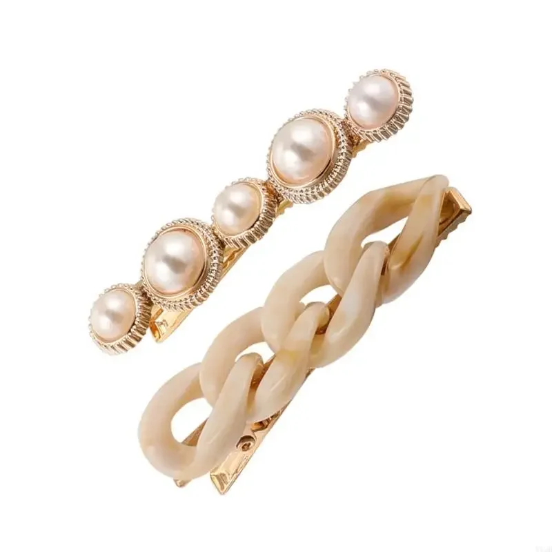 الشعر الأنيق الأنيق barrettes الشعر مقطع حلو الشعر دبوس باريت سلسلة الشعر مقطع شعر مجوهرات للنساء فتاة