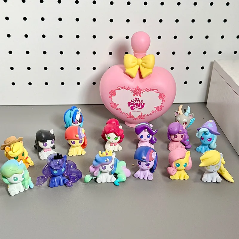 

New 100% Genuine My Little Pony Magic Bottle Blind Box Cute And Little Model Birthday Gift Computer Desk Ornament