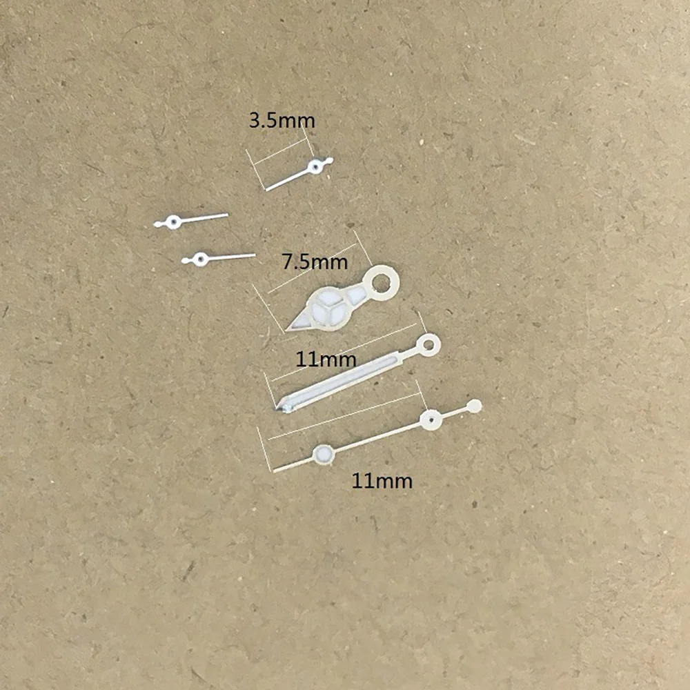 Accessori per orologi Ora, minuti, secondi e piccoli a tre pin adatti per parti di riparazione del movimento al quarzo VD53 Lancette dell'orologio a sei aghi