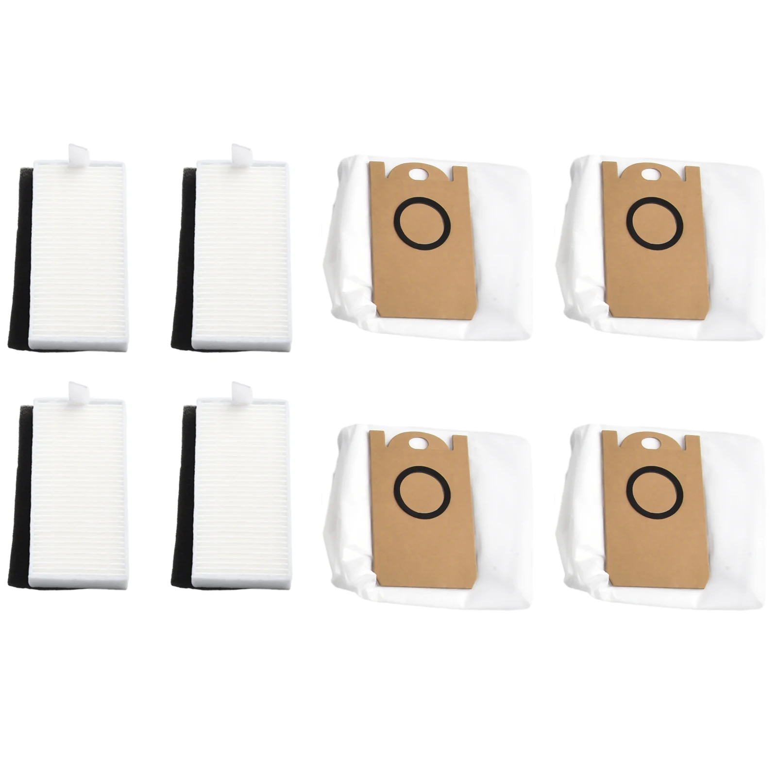 Dust Bag Mop Set for HONITURE For Q6 SE Robot Vacuum Cleaner 8 Pieces for washable Filters Reduces Dust in Home Environment