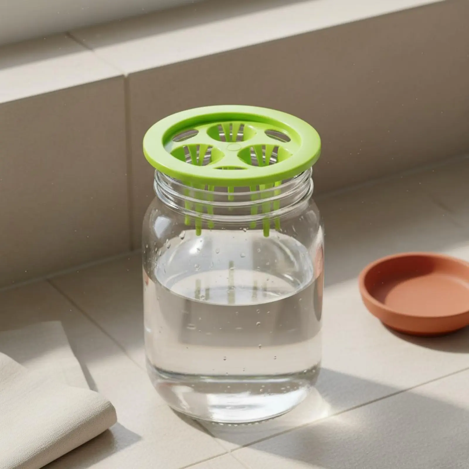 

Hydroponic Pot Insert Promotes Root Growth Hydroponic Planting Lid Planter Accessory Long-Lasting PP Plastic Gardening Supply