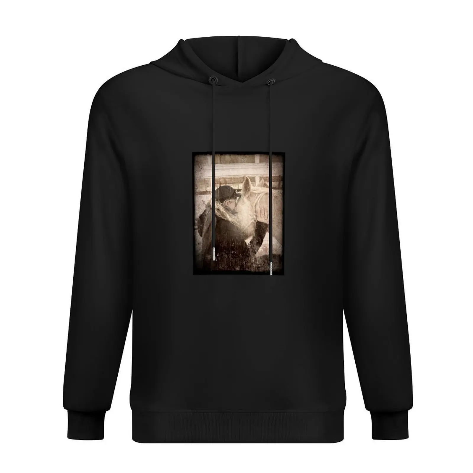 

A Girl and her horse Hoodie hooded shirt fashion men men's sweat-shirt graphic t shirts men designer hoodies