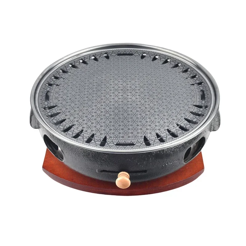 

Upgrade Carbon Ovens Commercial Thickened Cast Iron Charcoal Rotisserie Pot
