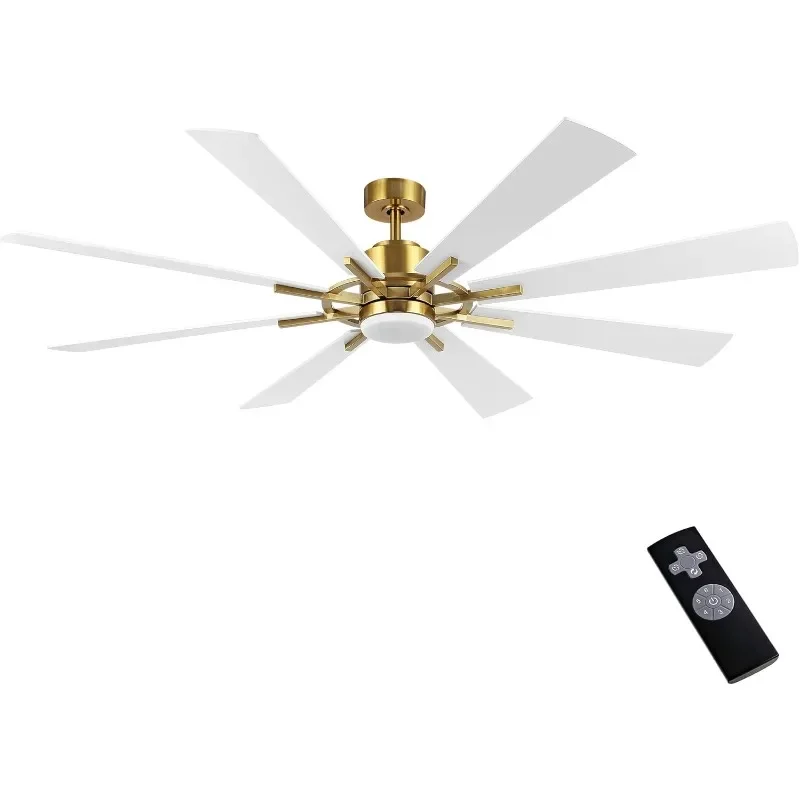 

Ceiling Fan with Lights and Remote Control,Plywood Blades, Speed Reversible Motor, Modern Indoor for Kitchen Bedroom Living Room