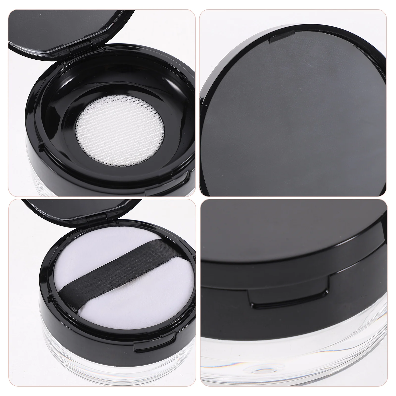 Draagbare 20G poederdooscontainers Losse reisspons Bladerdeegdoos Lege make-uppothouder Ideaal voor het opbergen van kralencosmetica