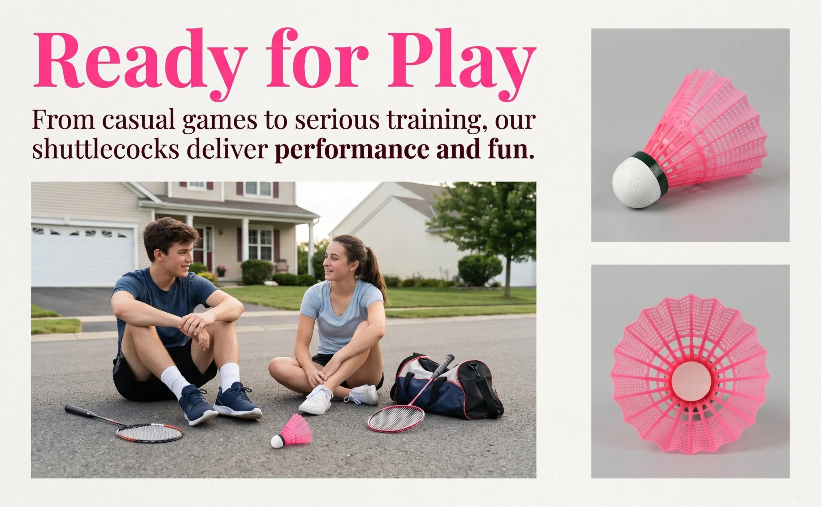 6Pcs Reliable Nylon Badminton Shuttlecocks Heavy Duty Structure Stable Flight Pattern Great for Fitness Fun