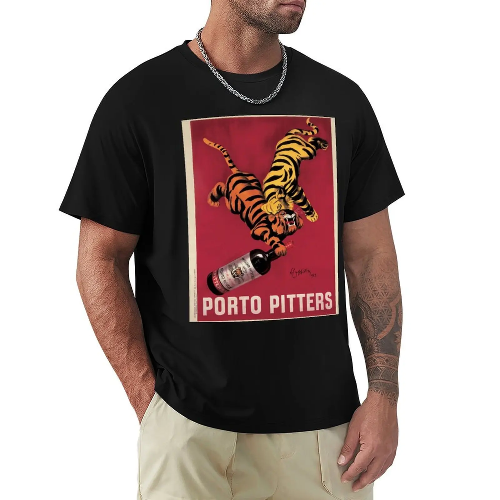 

Vintage William Porto Pitters Alcoholic Peacock Advertisement Lithograph by Leonetto Cappiello T-Shirt