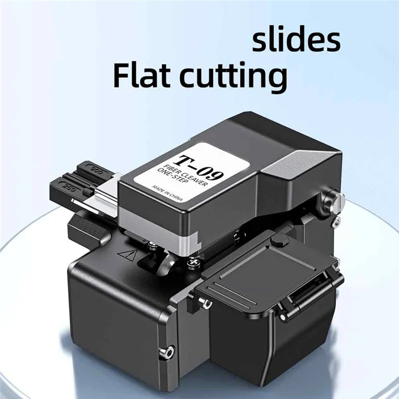 AA60-T-09 원스텝 완전 자동 고정밀 광섬유 절단기 광섬유 융합 접속기 커터 콜드 컷 핫멜트