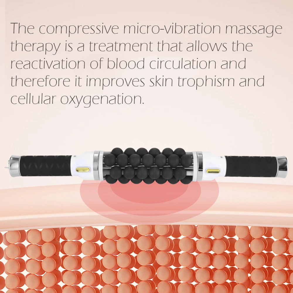 Automatic rolling ball massage and fitness massager for meridian regulation, Qi and blood relief, and pain relief