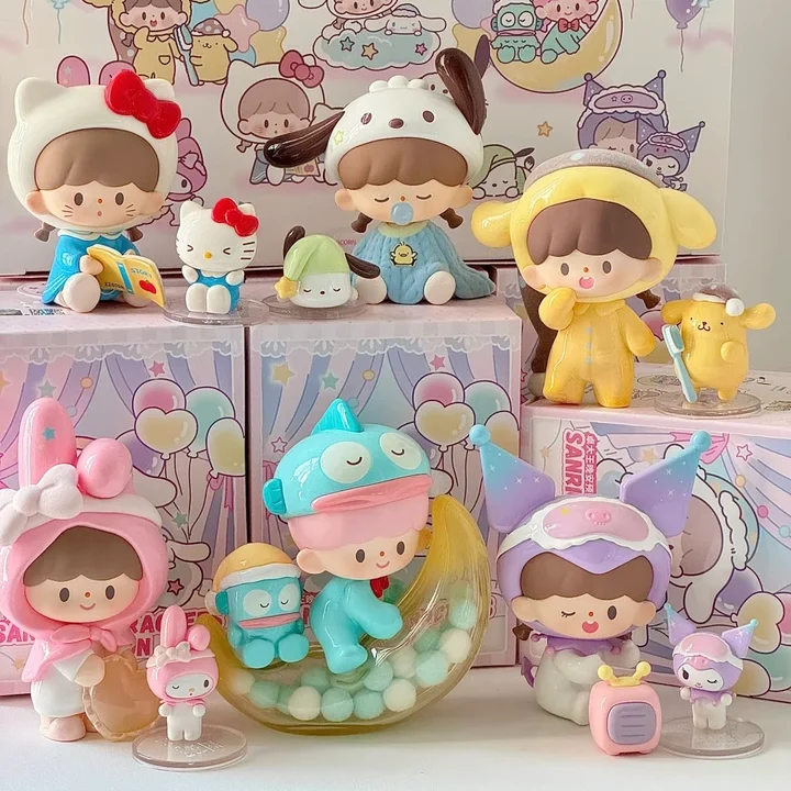

Search For Unicorns Zzoton Sanrio Family'S "Goodnight Preparation" Series Of Blind Box Figure Model Doll Toy Gift ﻿