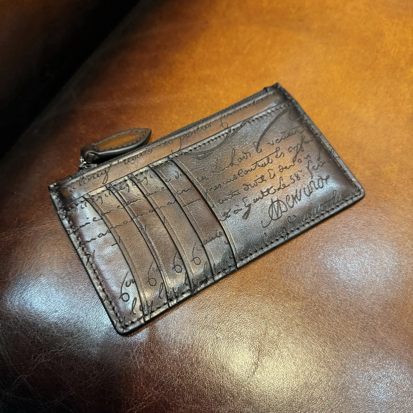 DIMY 2025 Card Pack Men's Ultra Thin Leather Folding Card Holder Business Card Holder Multi slot Bank Card