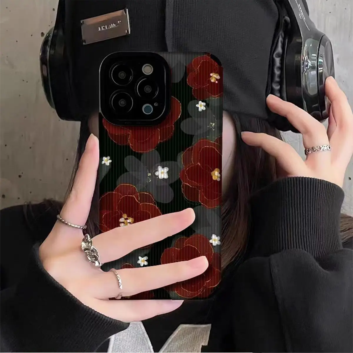 Flower PHone Leather Case For Samsung Galaxy S24 S23 S22 Ultra Plus S20 FE A55 A53 A52S A52 A54 A14 A33 A13 A34 A32 A51 A73 A72