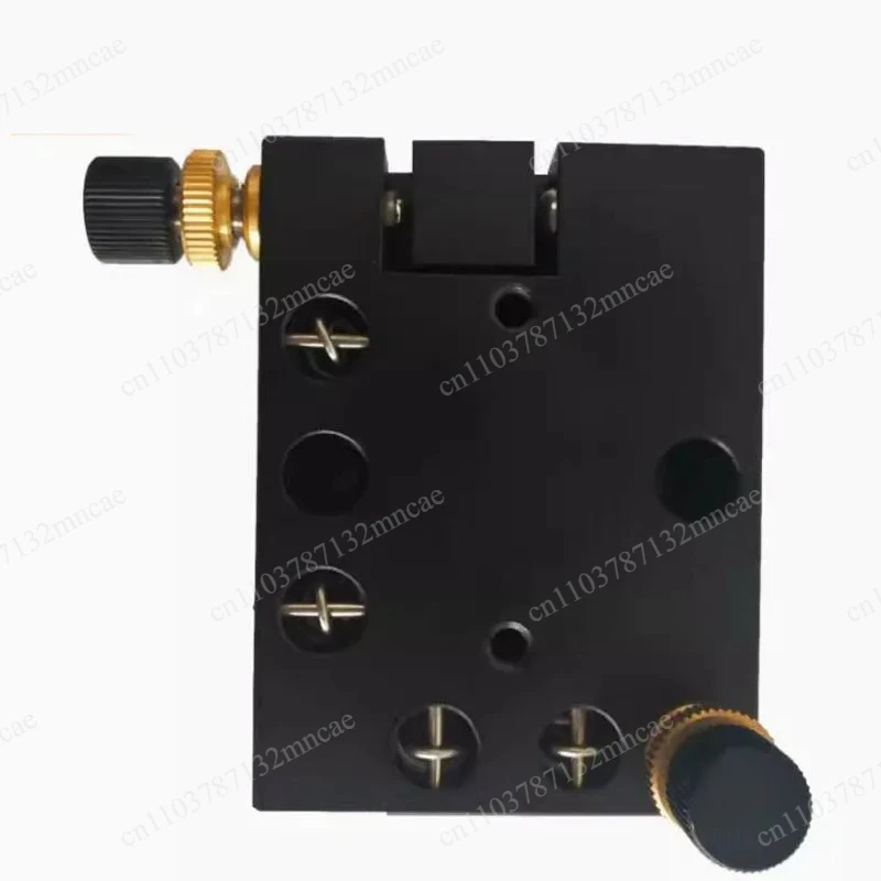 manual dual-axis precise tilt phase Pitch and rotation adjustment for optical applications