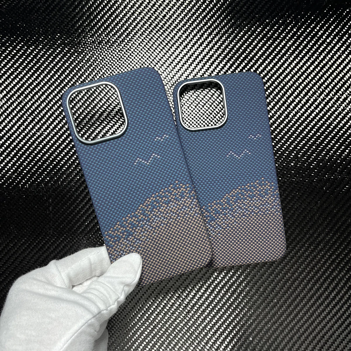 

Real carbon fiber for magsafe Magnetic for iPhone 16 15 pro max case lens protection aramid fiber cover for iPhone 15 16 pro