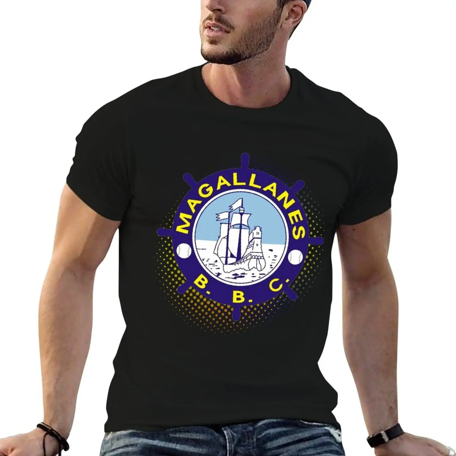 Футболка NAVALERS OF MAGALLANES, устойчивая к запаху, с короткими рукавами